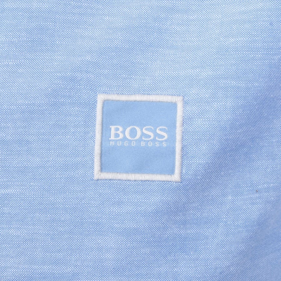 Alternative Image for ProductBOSS Casual Mabsoot Long Sleeved Shirt Blue3